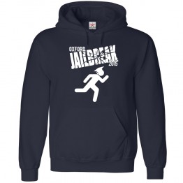 Personalised Running Jailbreak Hoodie with Custom text on front design